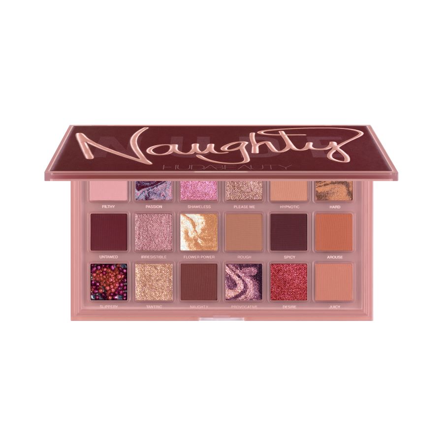 

Палитра теней для век naugthy eyeshadow palette Huda Beauty, вес 16.8 гр.