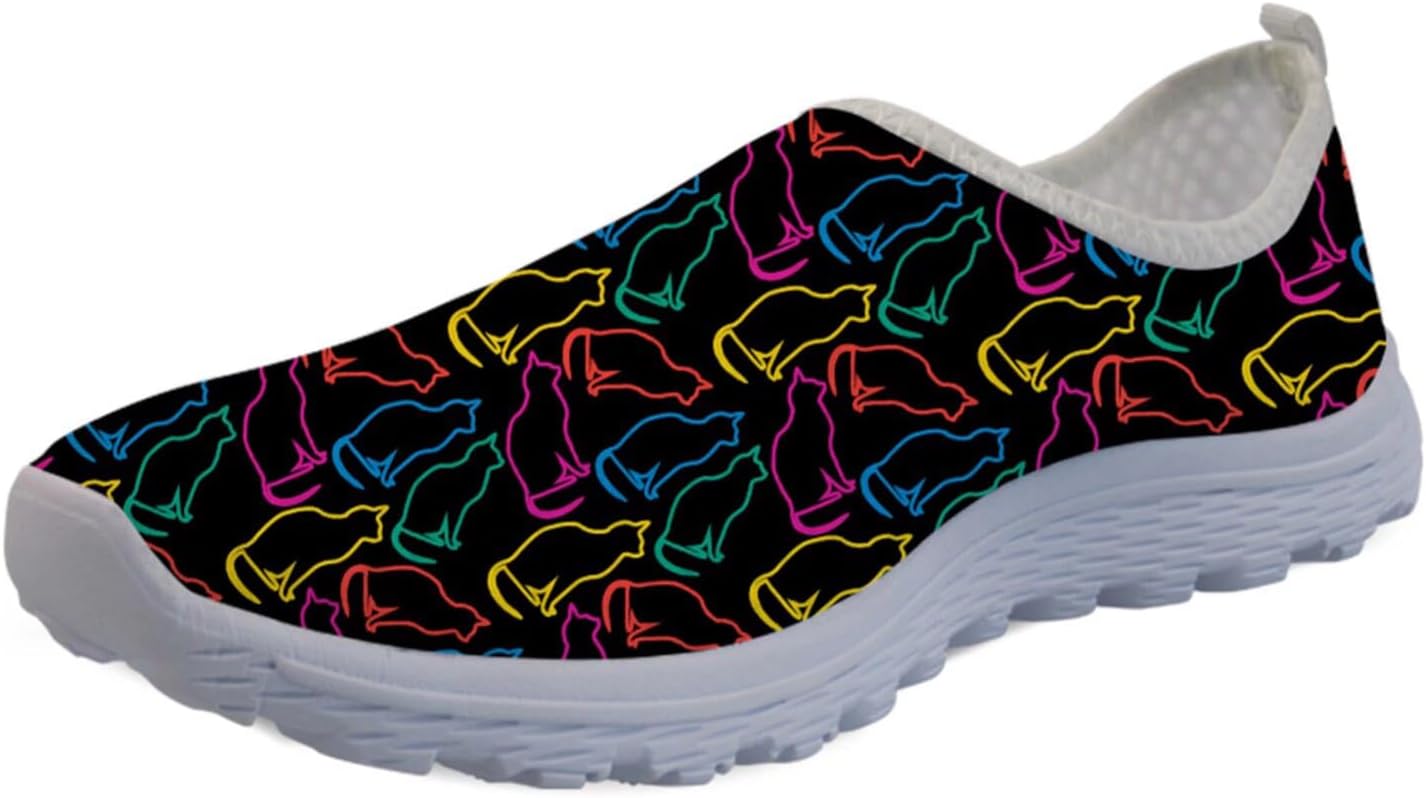 Кроссовки Forchrinse Panda для женщин и мужчин Go Walk Slip-on для бега и ходьбы, Underwater Sea Turtle — фото 4
