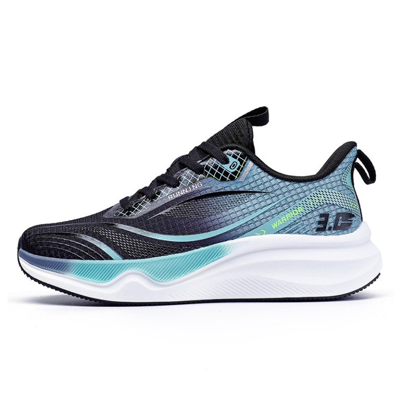 

Амортизирующие и дышащие низкие марафонские беговые кроссовки с карбоновой пластиной unisex WARRIOR, черный