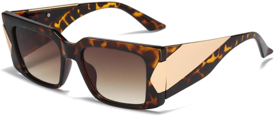 

LVTFCO Модные солнцезащитные очки для женщин, винтажные солнцезащитные очки для мужчин, очки с защитой от УФ-излучения UV400, ретро-очки, трендовые женские очки, C5leopard-brown