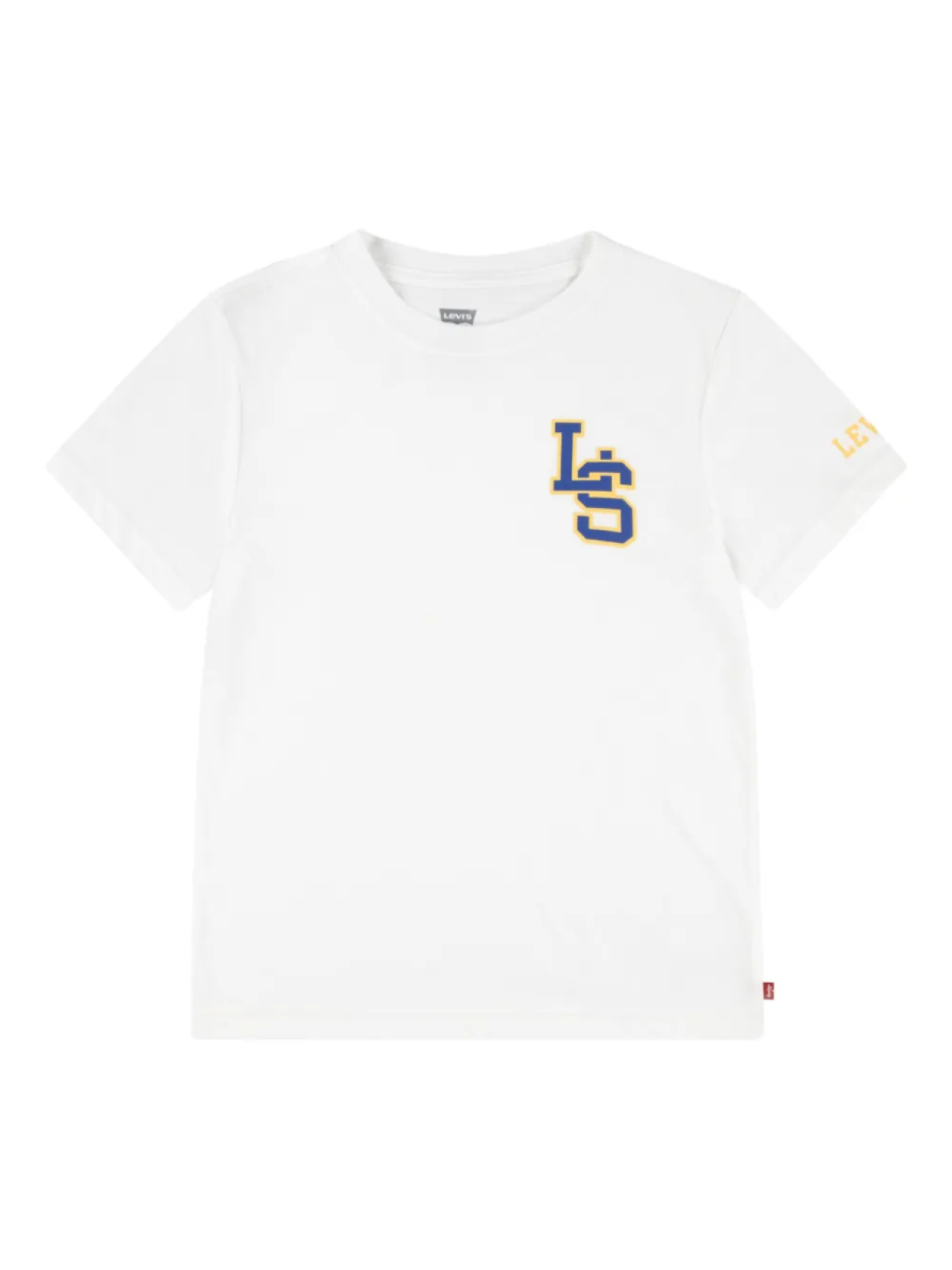

Футболка Levi's Kids из хлопковой смеси, белый