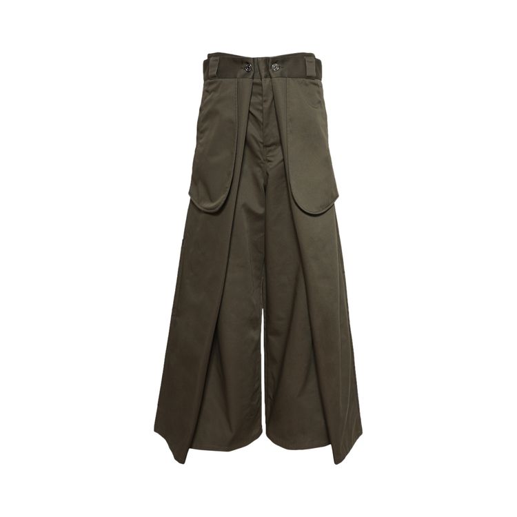 

Брюки Jean Paul Gaultier Wrap Pant Khaki, желто-коричневый