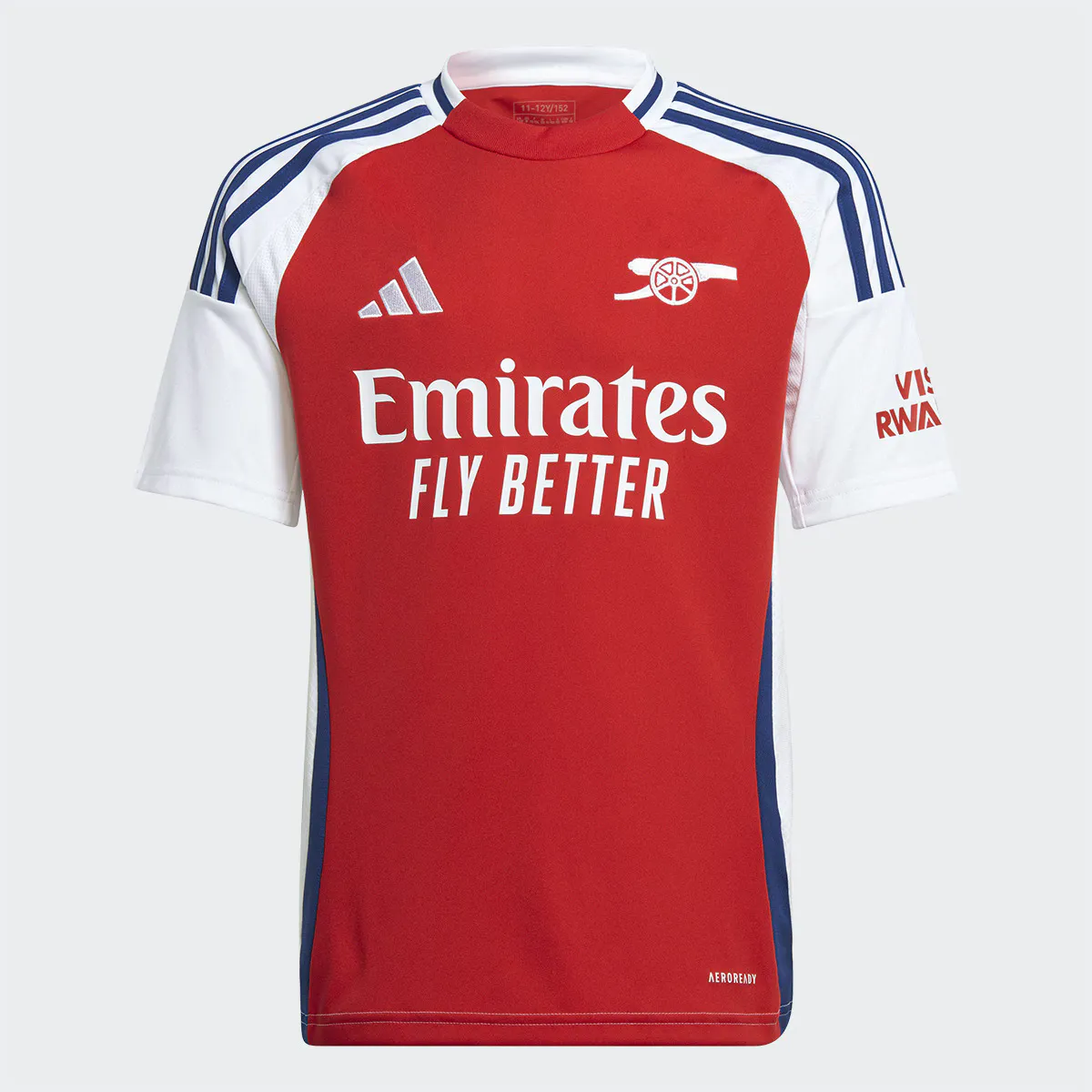 

Арсенал ФК 1-й комплект детская футболка 2024-2025 Adidas, красный