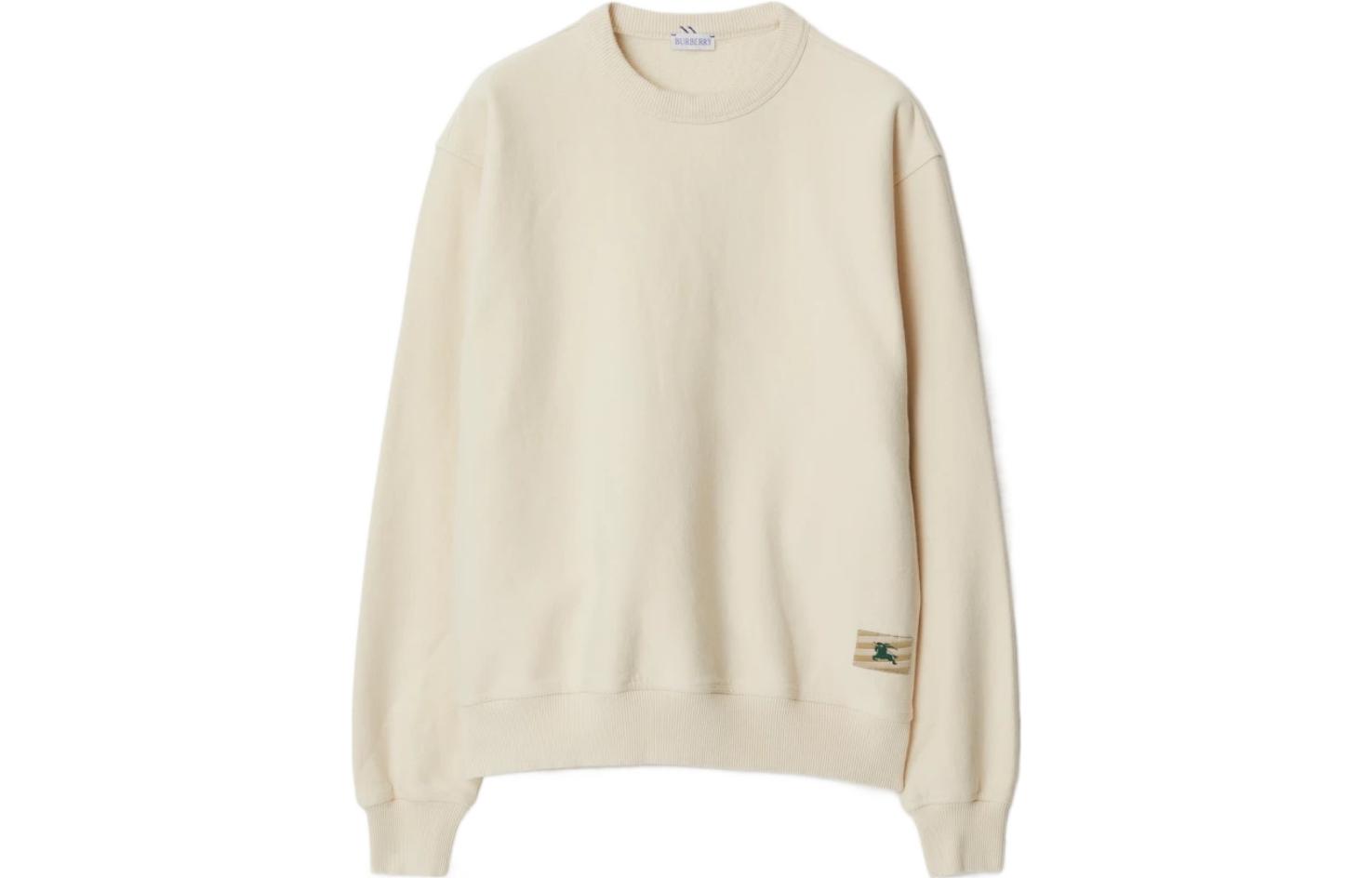 

Хлопковый свитшот Burberry, Мыльно-белый