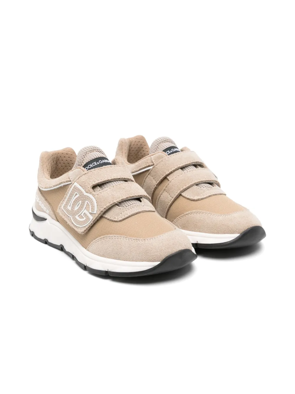 

Кроссовки с логотипом Dolce & Gabbana Kids, светло-бежевый