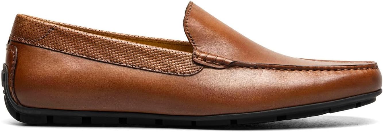 Мужские слипоны Florsheim Motor Moc Toe Venetian Driver, Cognac — фото 2