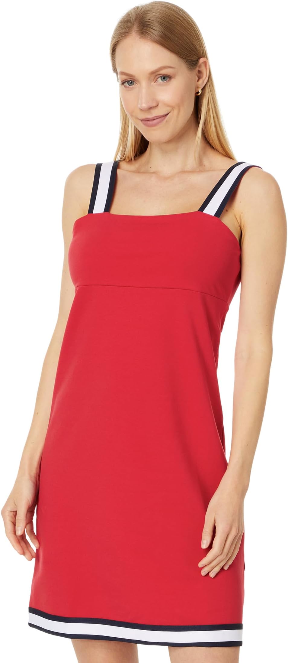 

Платье Tommy Hilfiger Sleeveless French Terry Dress, цвет Scarlet