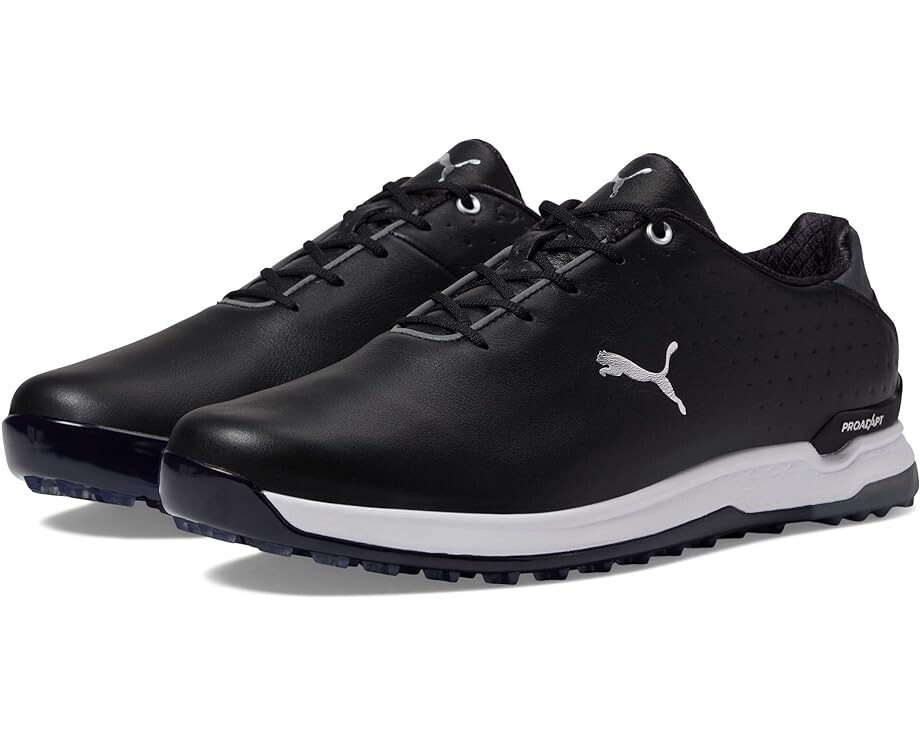 

Кроссовки Puma Proadapt Alphacat Leather Golf Shoes, цвет Puma Black/Puma Silver, Серый, Кроссовки Puma Proadapt Alphacat Leather Golf Shoes, цвет Puma Black/Puma Silver