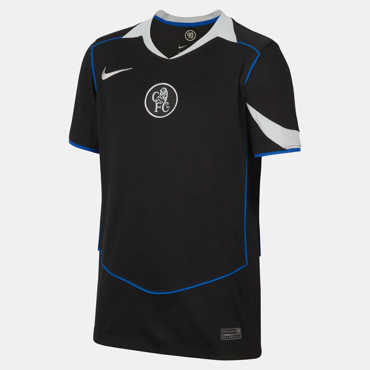 

Детская футболка третьей формы Челси CF 2025-2026 Стадион Nike, черный