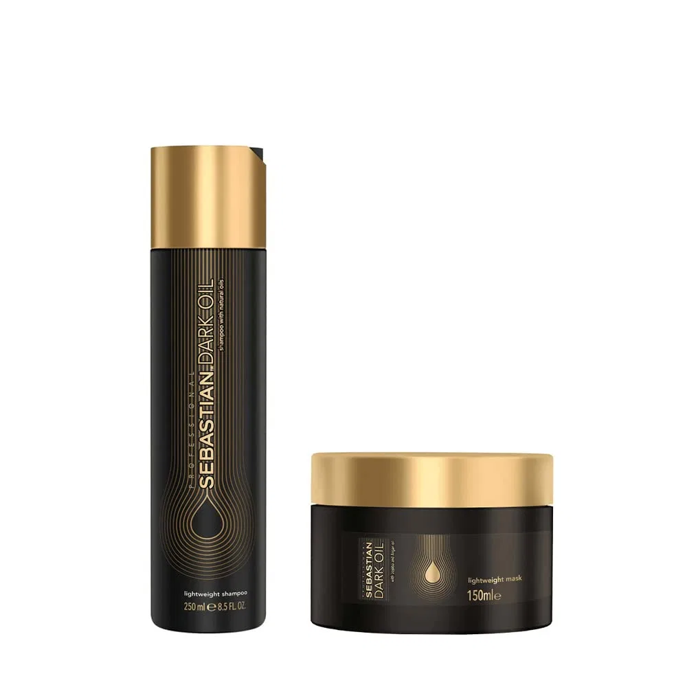 Шампунь и маска Light Moisturising Dark Oil от Sebastian