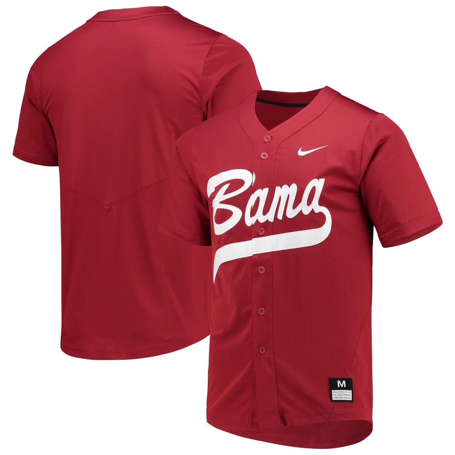

Реплика софтбольной майки Crimson Alabama Crimson Tide на всех пуговицах Nike