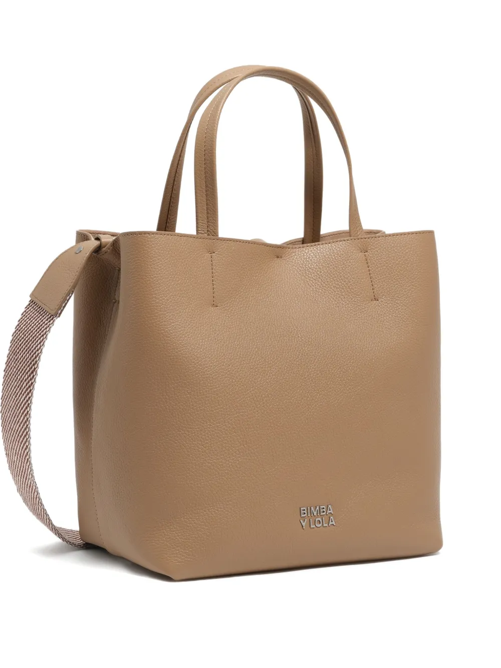 

Сумка-тоут из текстурированной кожи Bimba y Lola, коричневый