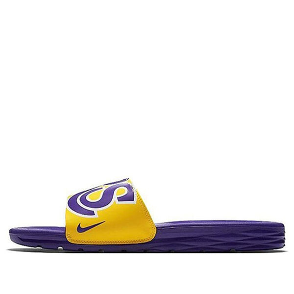 

Тапочки nba x benassi 'lakers' Nike, мультиколор