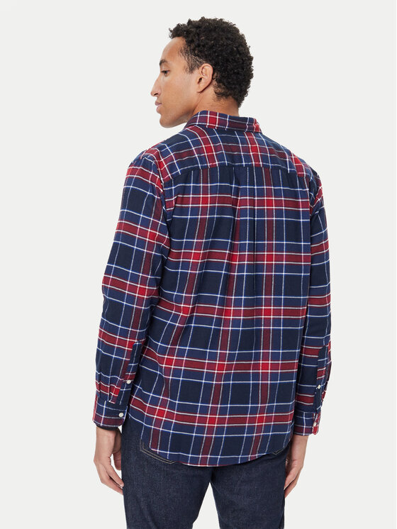 Рубашка regular fit Hero MW0MW40473 Tommy Hilfiger, синий — фото 3