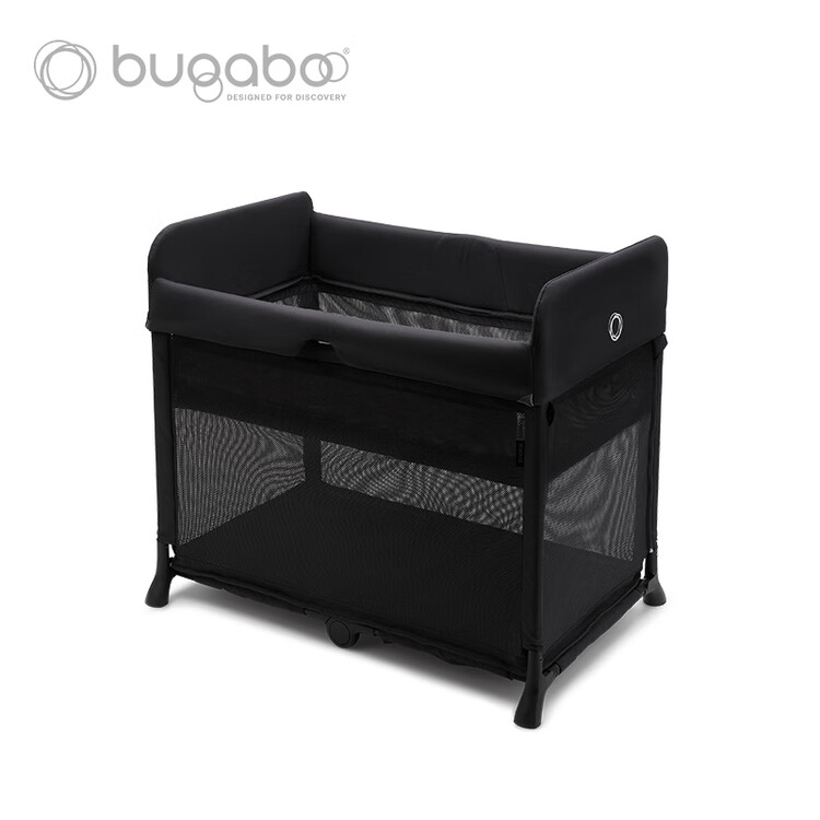 

Bugaboo Раскладная детская кроватка Stardust, многофункциональная переносная мобильная кровать для новорожденных, Black