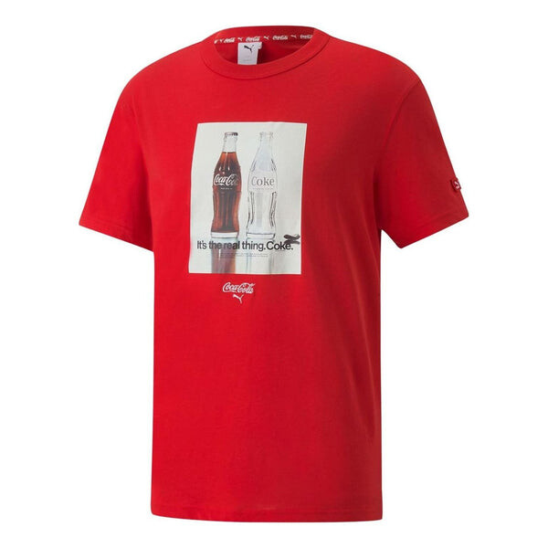 

Футболка x coca cola relaxed tee 'red' Puma, красный