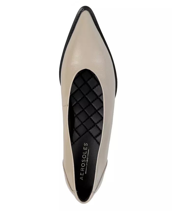 Женские тапочки Mide Tailored Туфли на плоской подошве Aerosoles, коричневый — фото 4