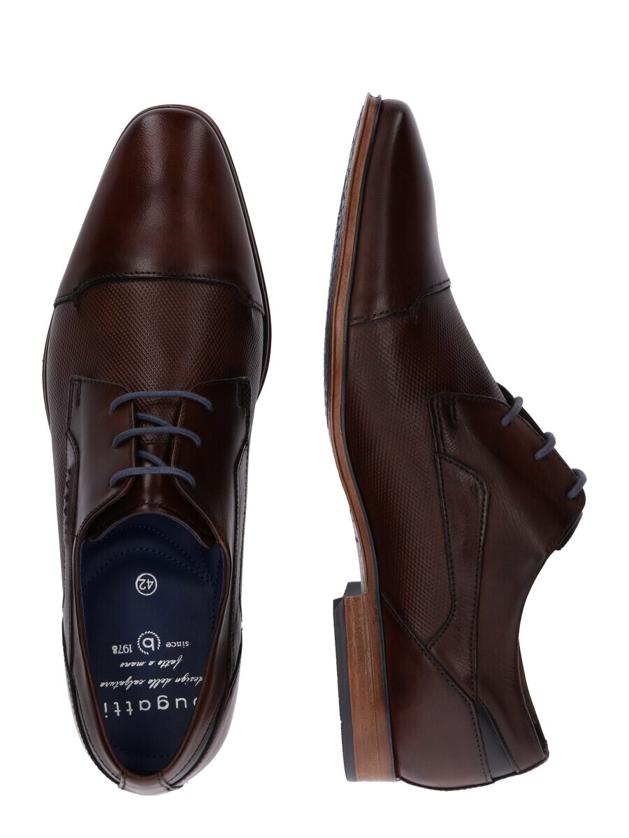 Деловые туфли bugatti Lace-Up Shoes Morino, темно-коричневый — фото 2