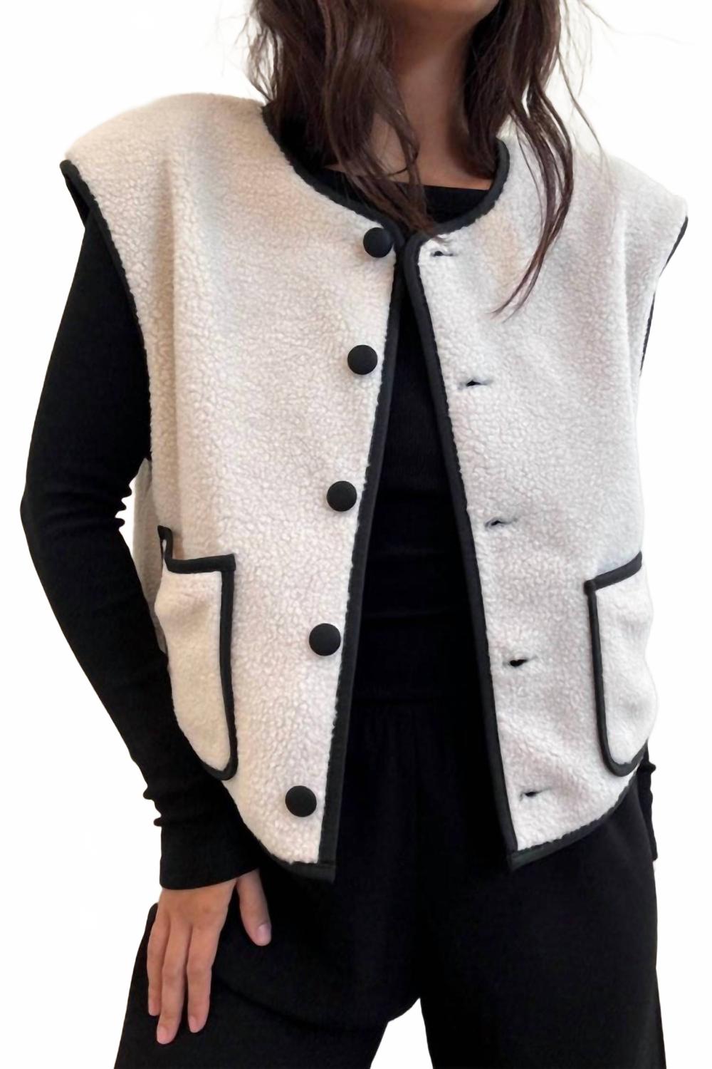 

Et Clet Жилет Chalet Sherpa кремового цвета