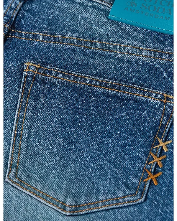 Свободные джинсы - для взрослого ребенка Scotch & Soda, Navy — фото 3