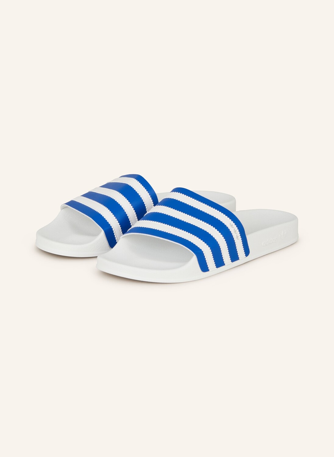 

Мюли adilette adidas Originals, белый/синий
