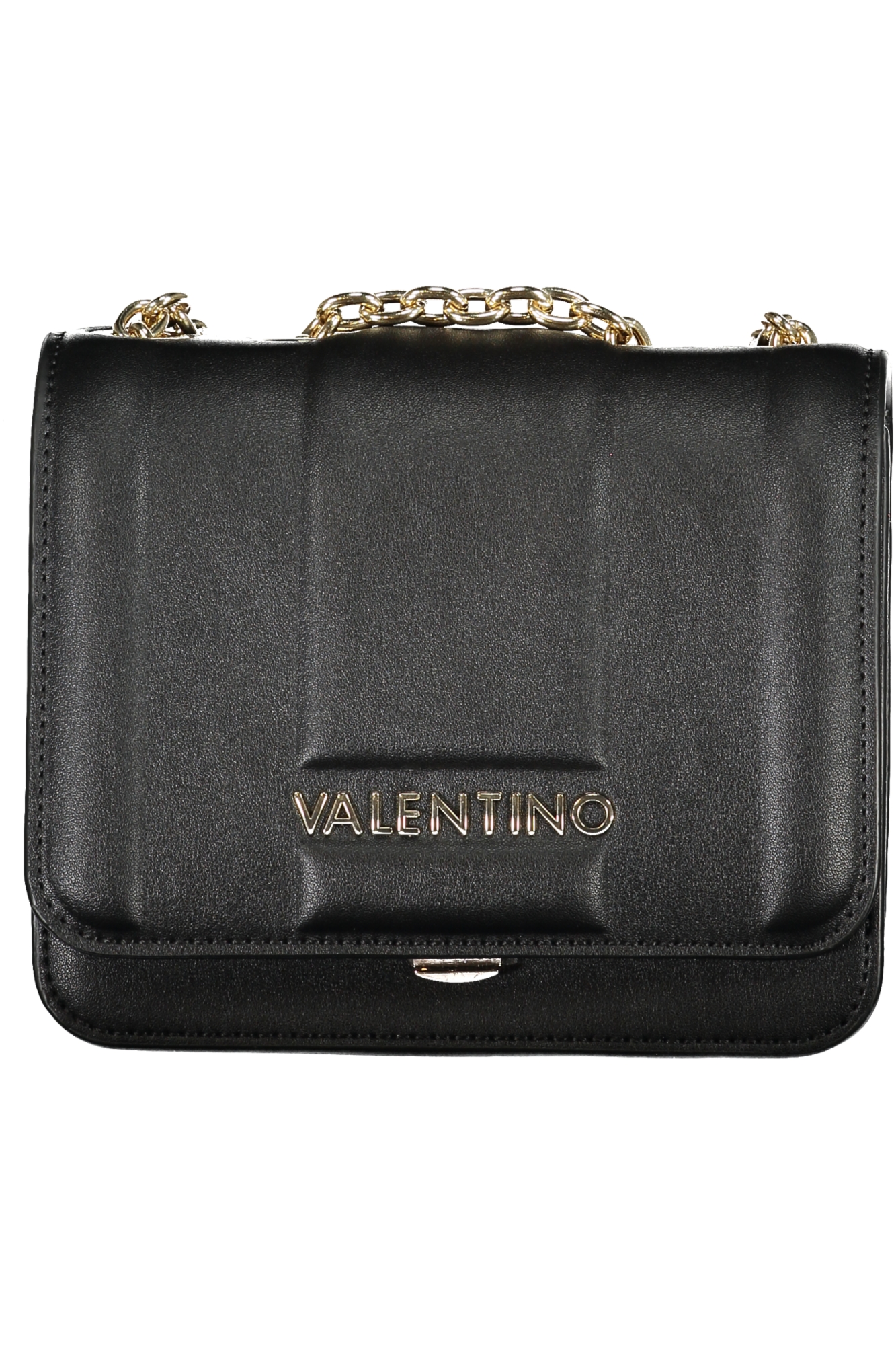 

Женская сумка Valentino Bags из глянцевой экокожи, черный