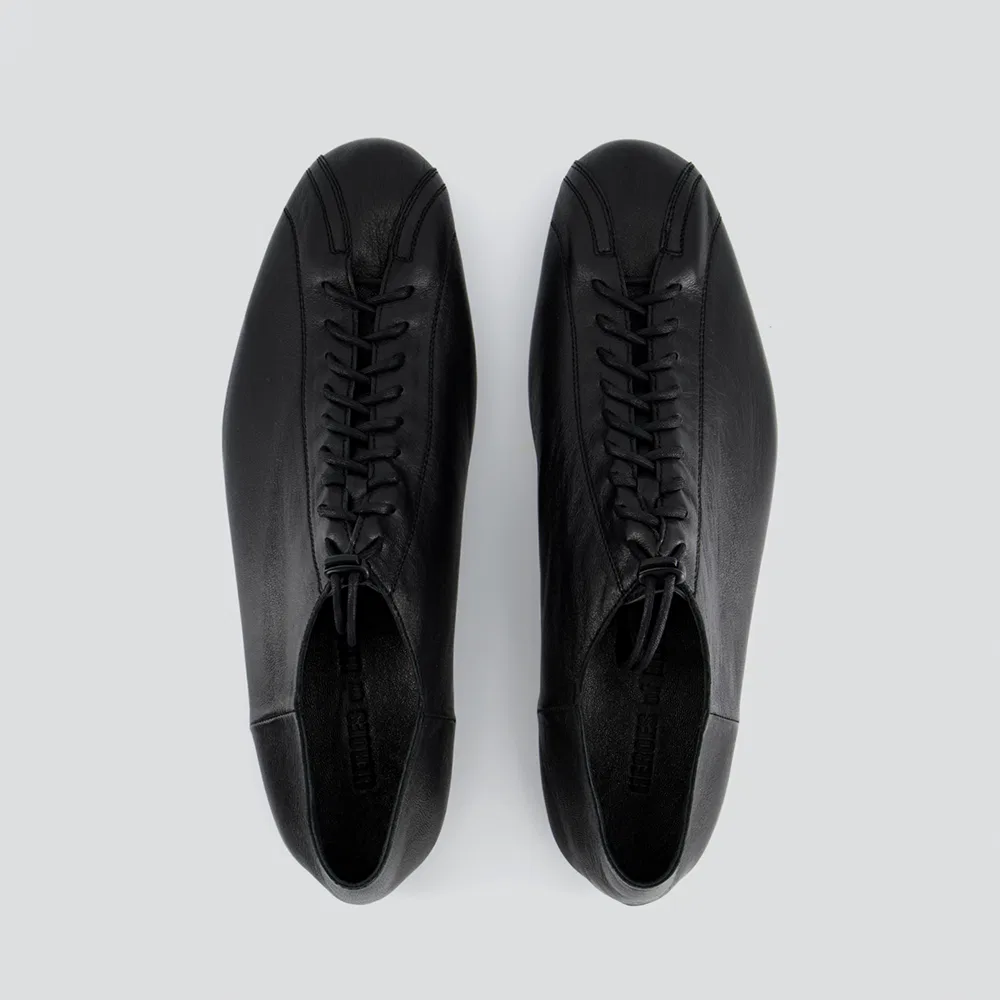 Мужские дерби Round Toe Lace-up 2.0 чёрные от Heroes Of History