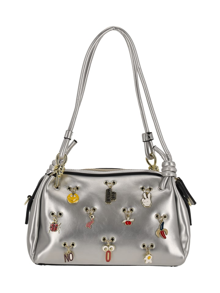 

MyMo Женская сумка через плечо серебристого цвета