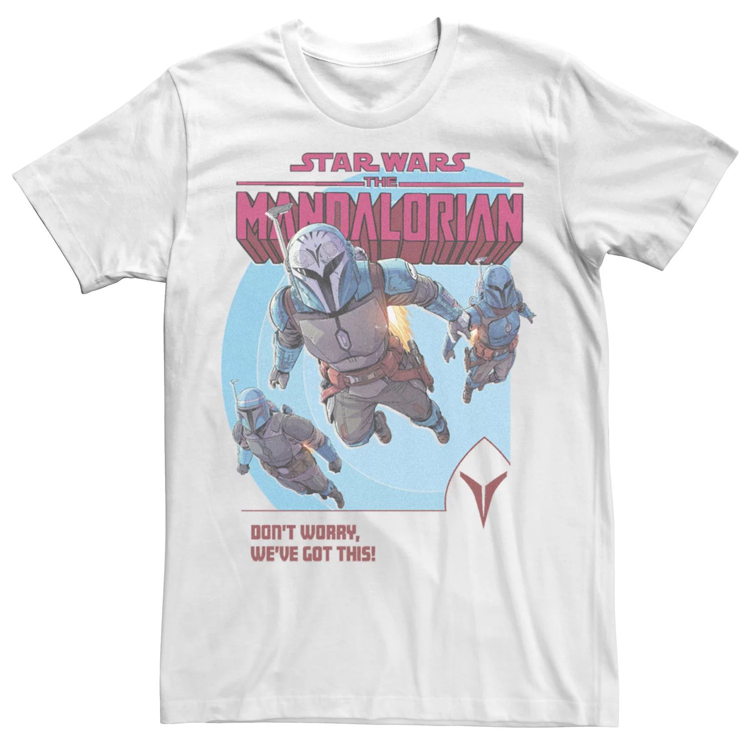 

Мужская футболка The Mandalorian Don't Worry Tee Licensed Character