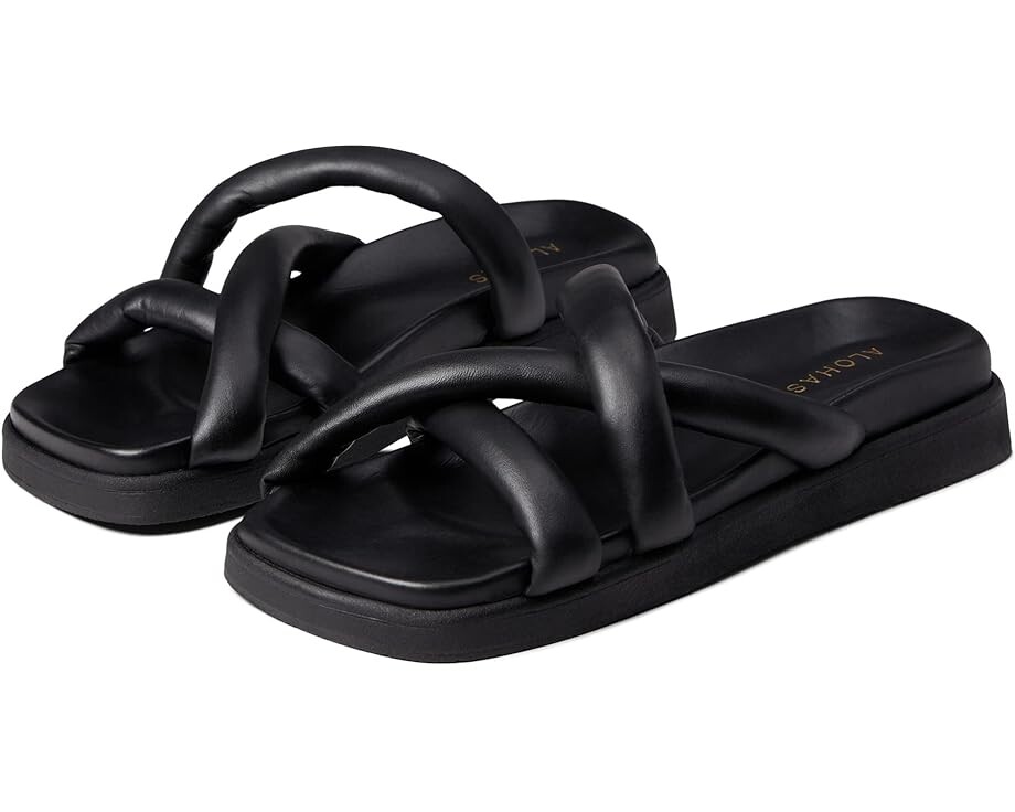 

Сандалии ALOHAS Slip-On Cross, черный