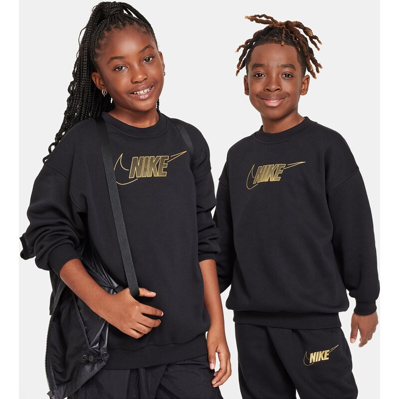 Sweatshirt g nsw club flc bf crew ls shne Nike, мультиколор — фото 3