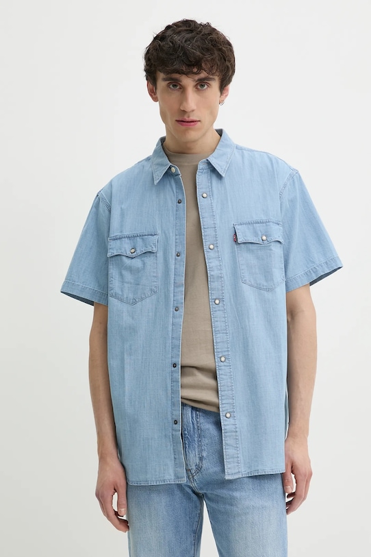 

Хлопковая рубашка Levi'S, синий