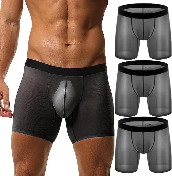 Боксеры ультратонкие mesh, Black