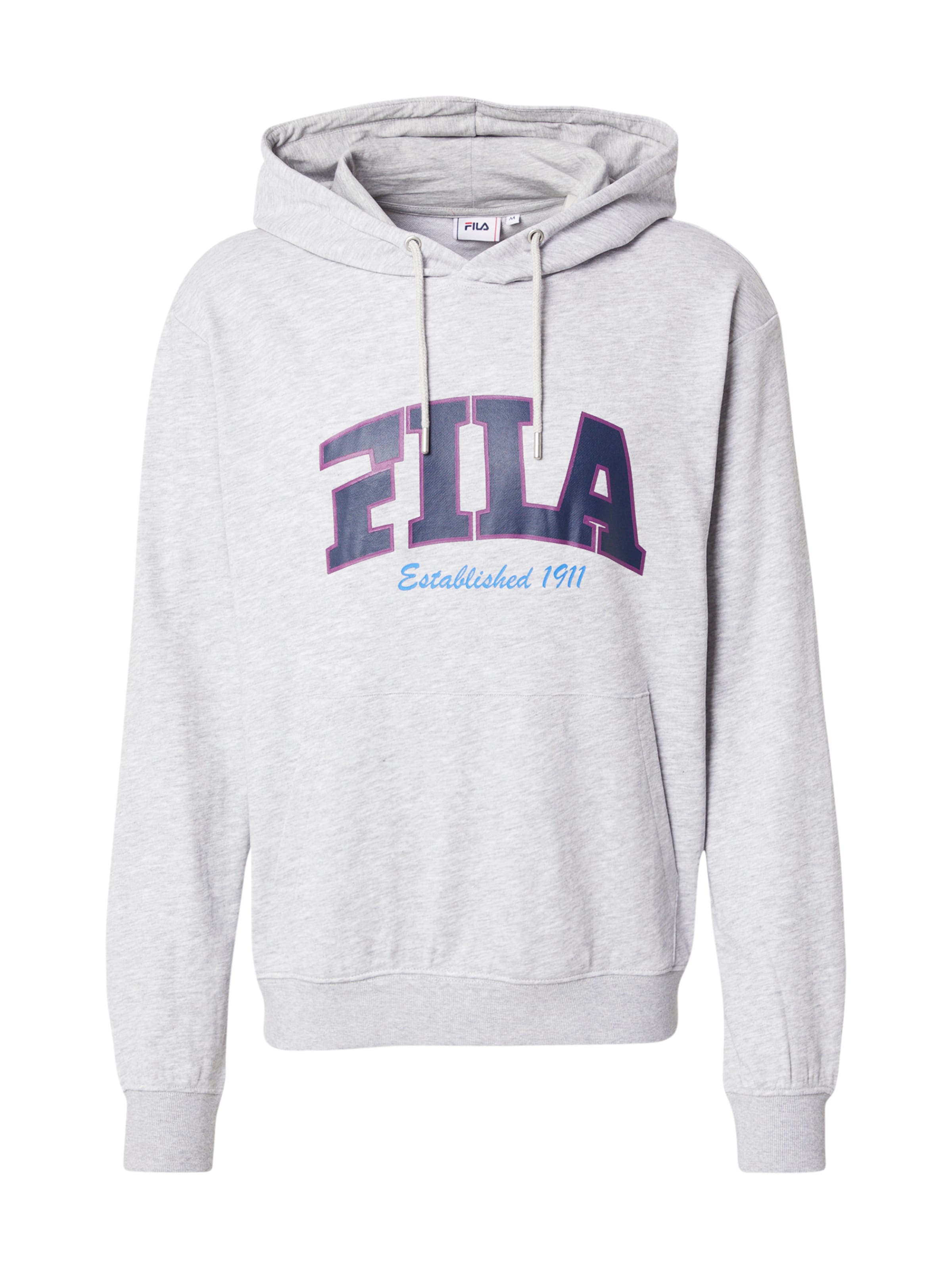 

FILA Спортивный свитшот 'LANDEN' в крапчатом сером цвете