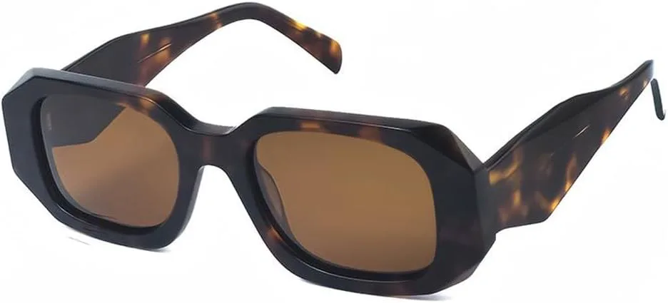 

Панк-ретро солнцезащитные очки для мужчин и женщин, прямоугольные, для активного отдыха и путешествий, защита от ультрафиолета UV400 TYUVIVO, C03 Leopard