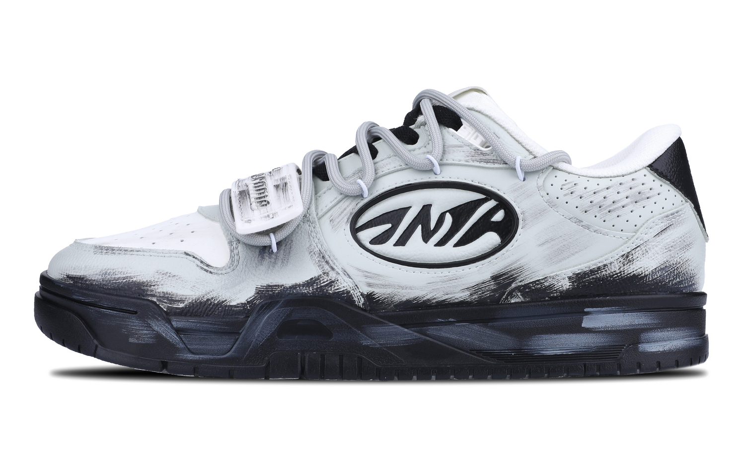 

STG устойчивые к истиранию амортизирующие низкие кроссовки для скейтбординга мужские ANTA, светло-серый