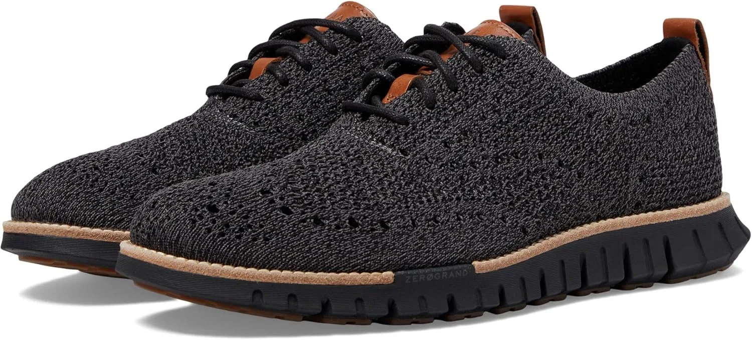 Мужские оксфорды Cole Haan Zerogrand Remastered Stitchlite Wing Tip, черный