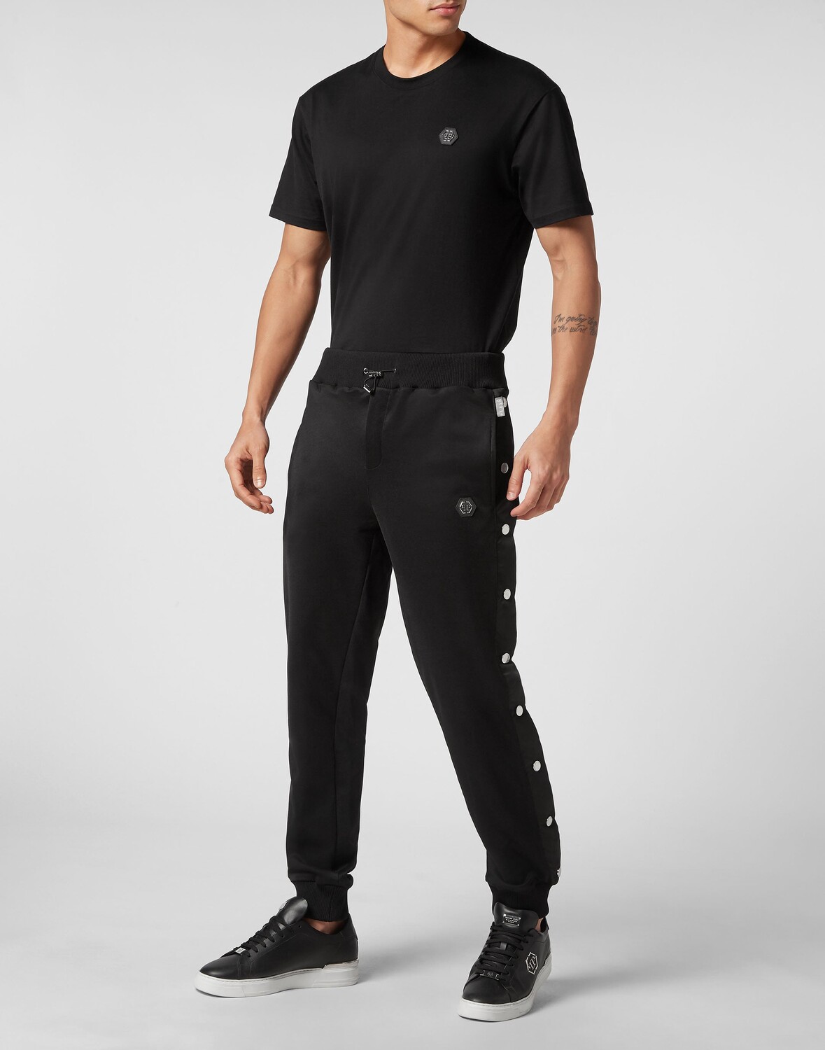 

Брюки для бега Basic Philipp Plein, черный