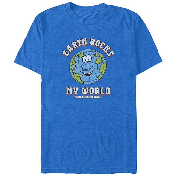 

Футболка Big & tall schoolhouse rock! earth rock my world Licensed Character