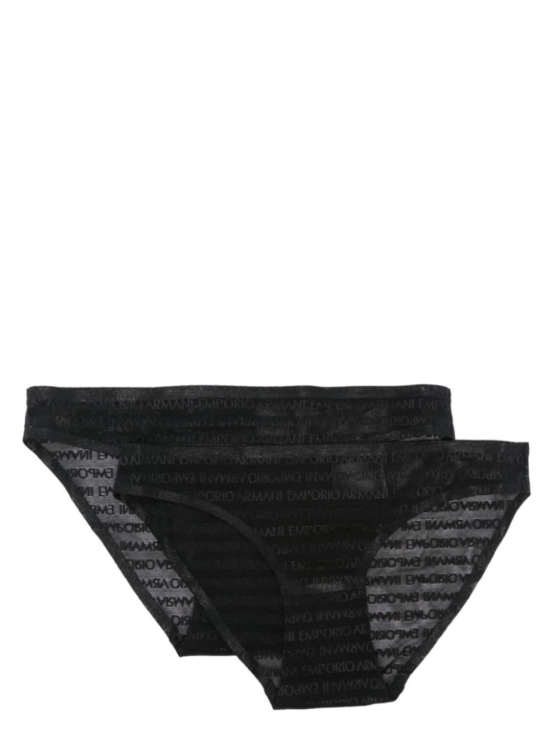 

Emporio Armani комплект из двух трусов-брифов с жаккардовым логотипом, черный