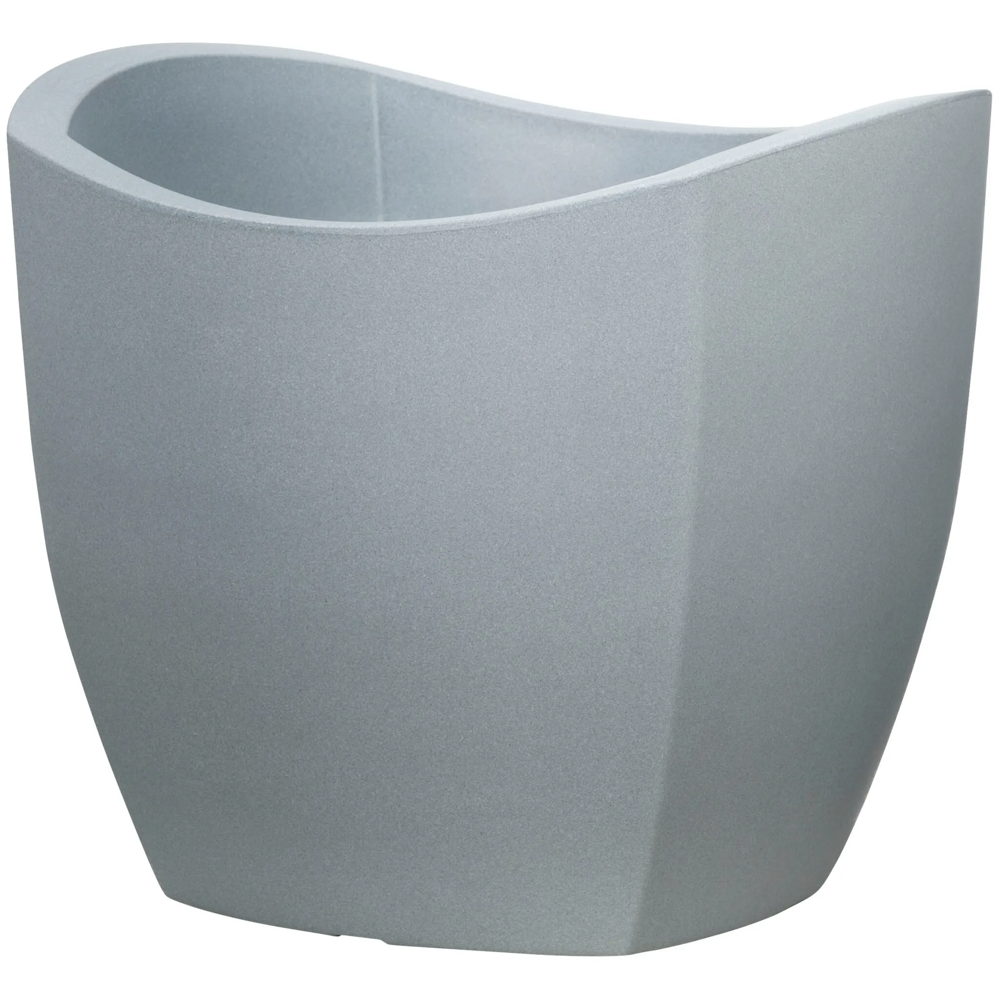 

Цветочный горшок Scheurich «40/256 WAVE GLOBE CUBO», цвет stony grau