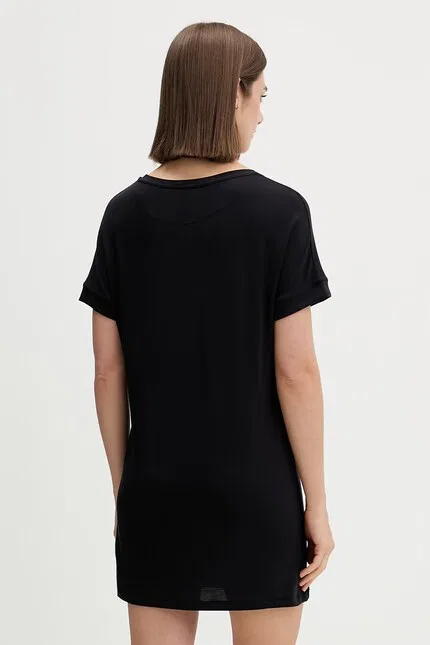 Ночная сорочка из вискозы ESSENCE_Sleepshirt BOSS, черный — фото 3