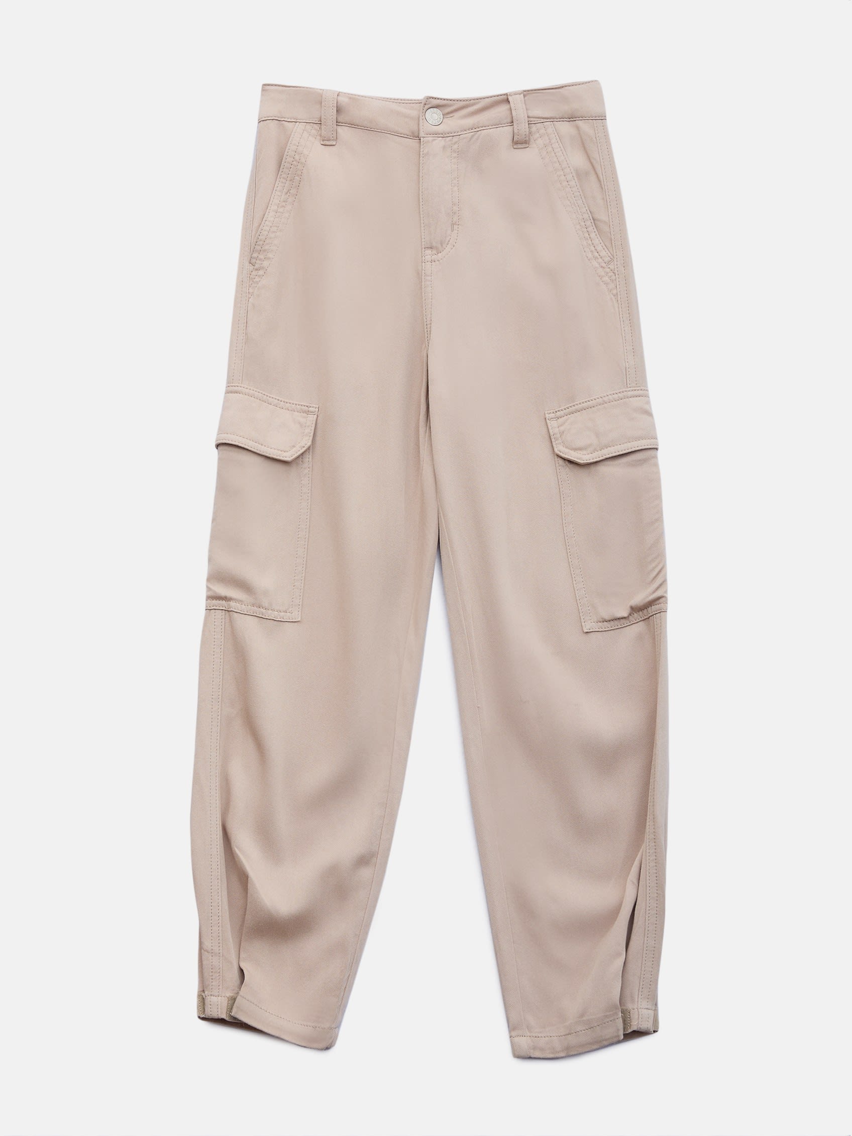 

Брюки-карго Mysty (7-14) Guess Factory, серо-коричневый