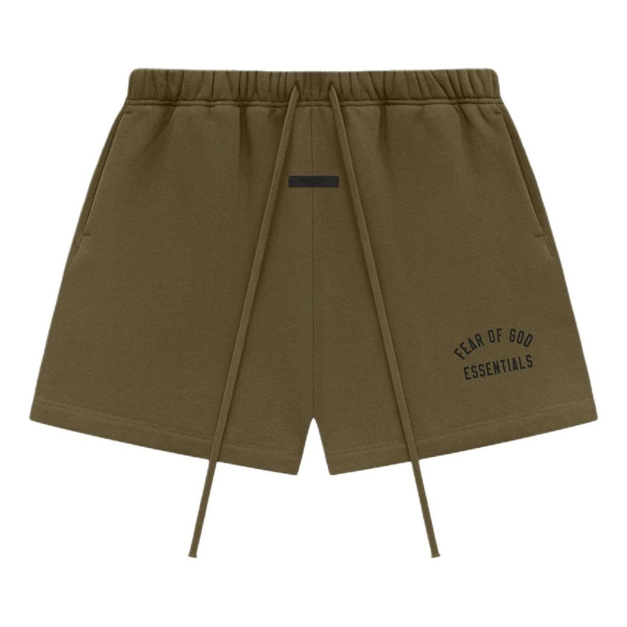 

Спортивные шорты Fear of God Essentials Fleece Soccer Short 'Olive', оливкого-зеленый