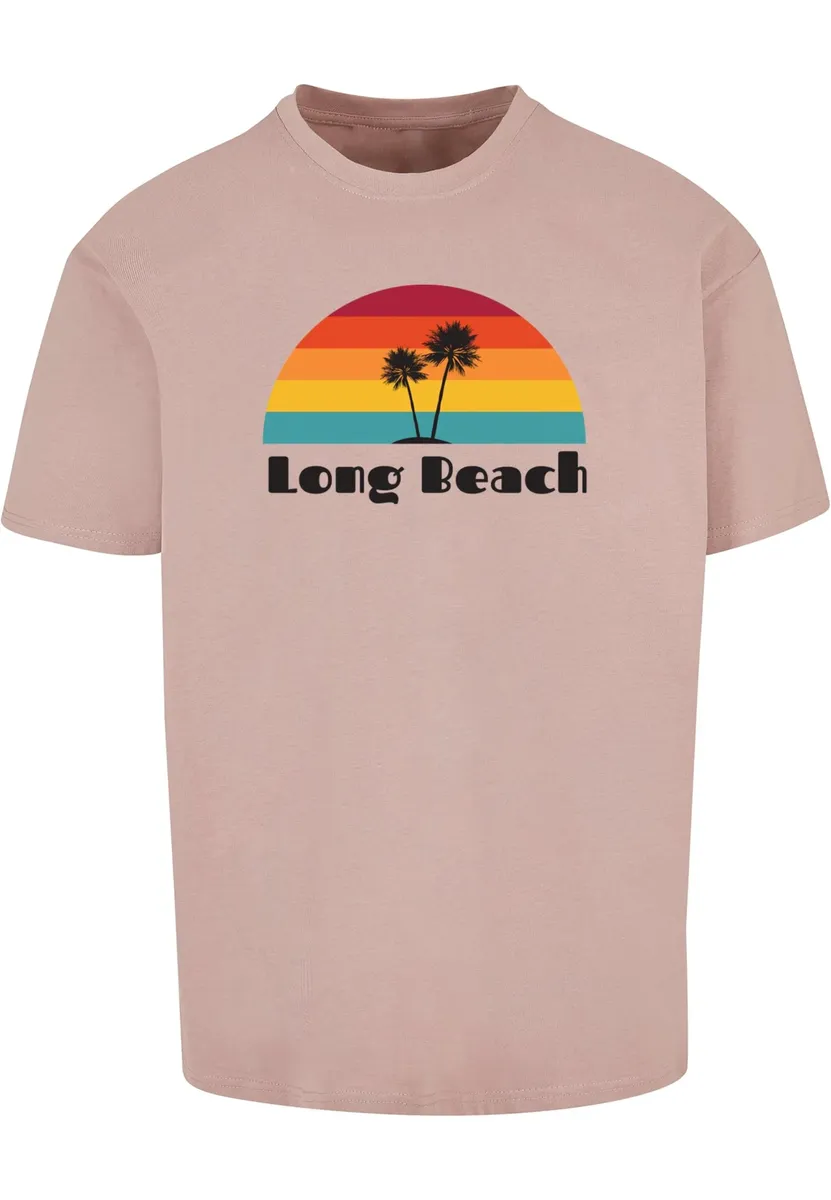 

Футболка Merchcode "Мужская футболка Long Beach Heavy Oversize Merchcode-BY102", цвет Duskrose