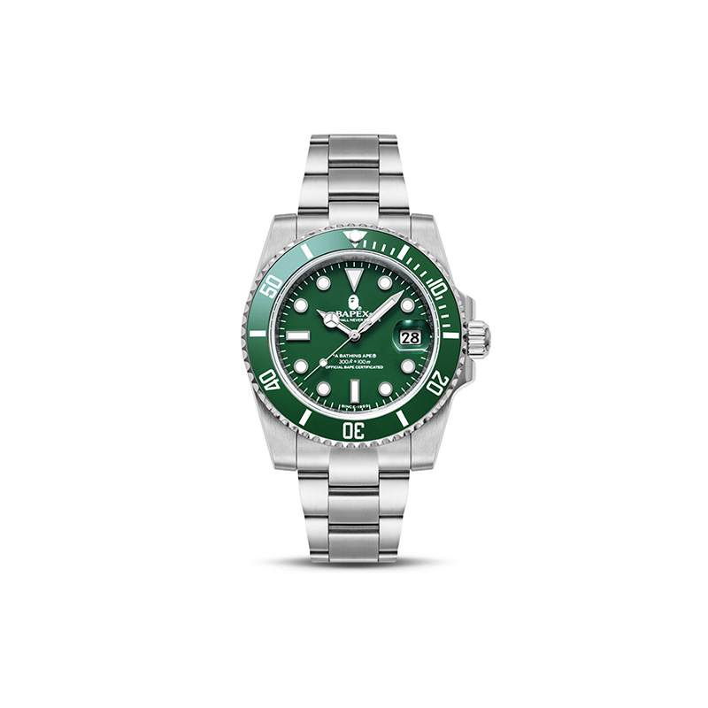 

A BATHING APE Часы Bape Type 1 Bapex 'Pink', Green GRX