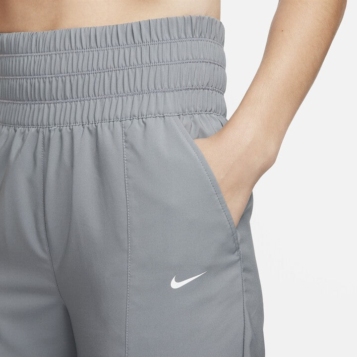 Женские серые брюки Nike Dri-FIT One с ультравысокой талией и эластичным поясом Active FTS434 Nike, серый — фото 4
