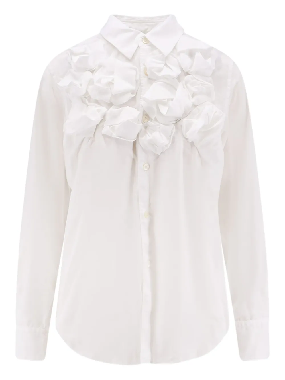 

Рубашка с оборками Comme Des Garçons Play, белый