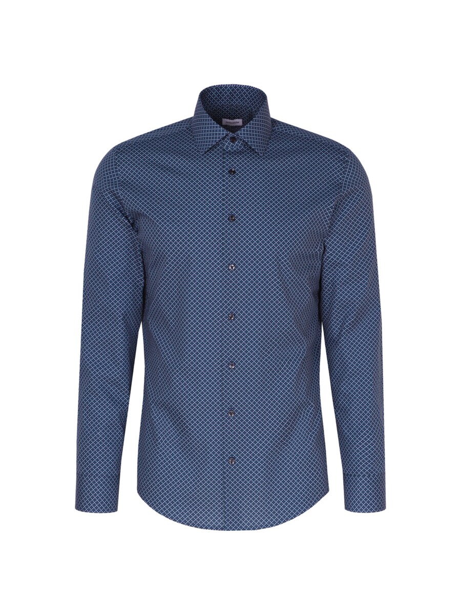

Рубашка делового кроя Slim Fit SEIDENSTICKER SMART ESSENTIALS, синий/темно-синий