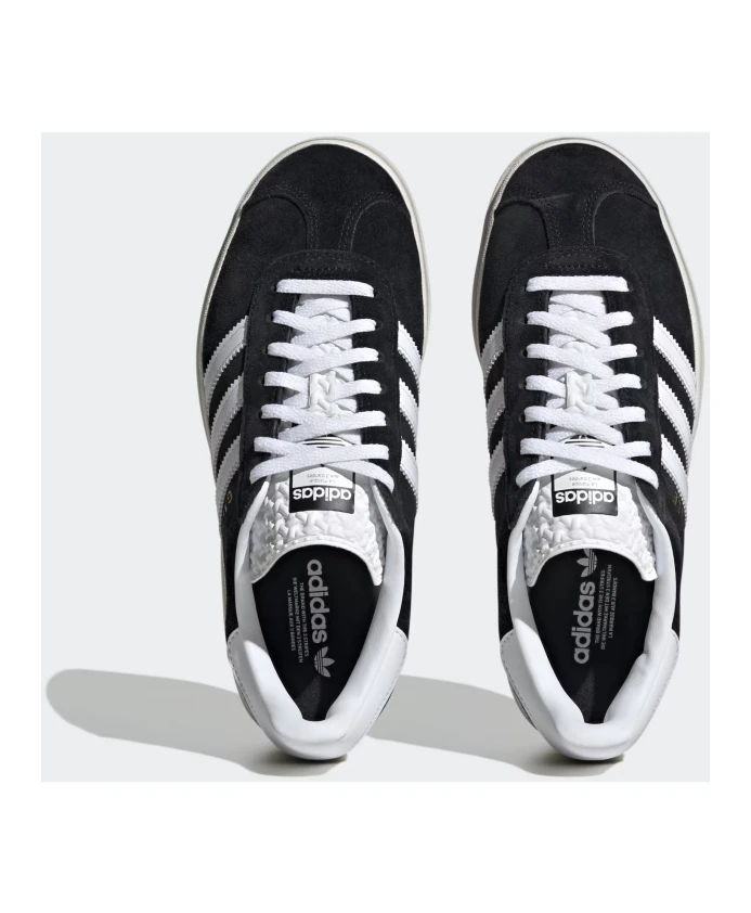Кроссовки Gazelle Bold для женщин, черно-белые Adidas Originals, черный — фото 3